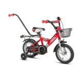 Detský bicykel 12" Monteria Limber Boy červeno-čierny